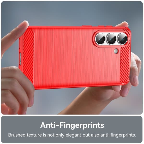 WANLONFENG Mobilskal till Samsung Galaxy S26 TPU LS Serie - Röd