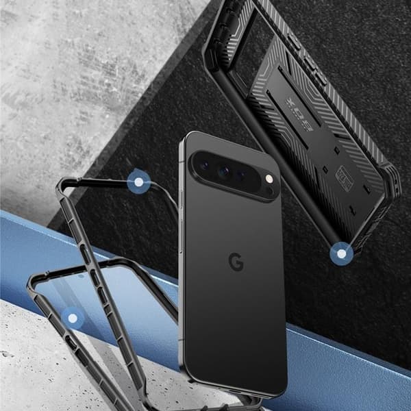 SupCase Telefontaske til Google Pixel 9 Pro XL Iblsn Armorbox - Sort Svart