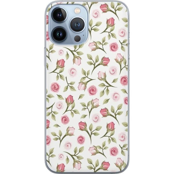 Telefontaske til Apple iPhone 13 Pro Max med blomster