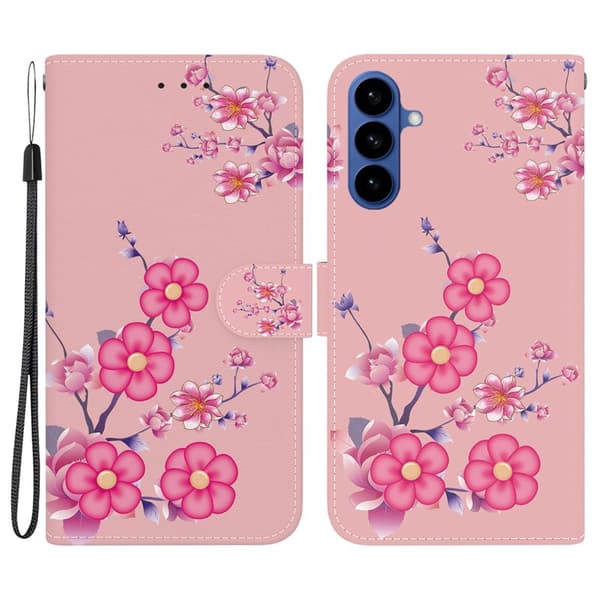 Plånboksfodral för Samsung Galaxy S26 Plus Anti-Drop Konstläder - Sakura