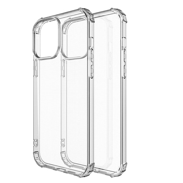 Blødt stødsikkert cover til iPhone 13 Pro Max - Klar Transparent