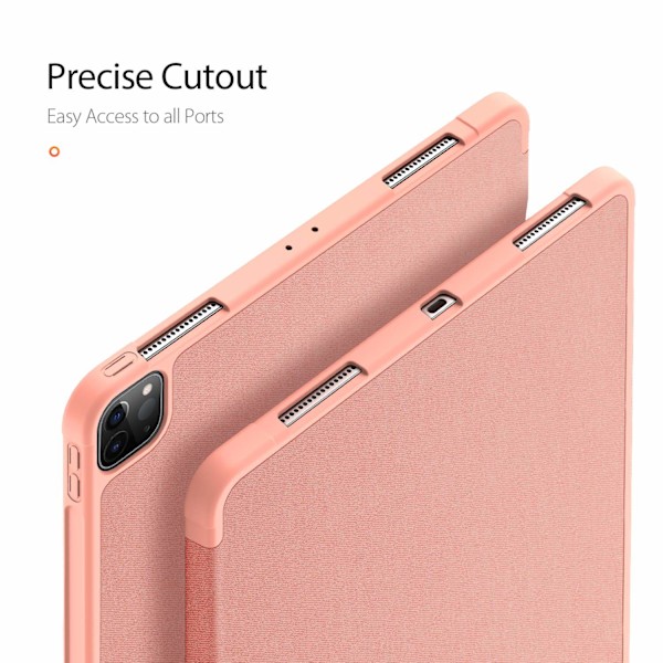 Dux Ducis Domo Tri-Fold etui til Apple Ipad Pro 11 (2020) - R Pink