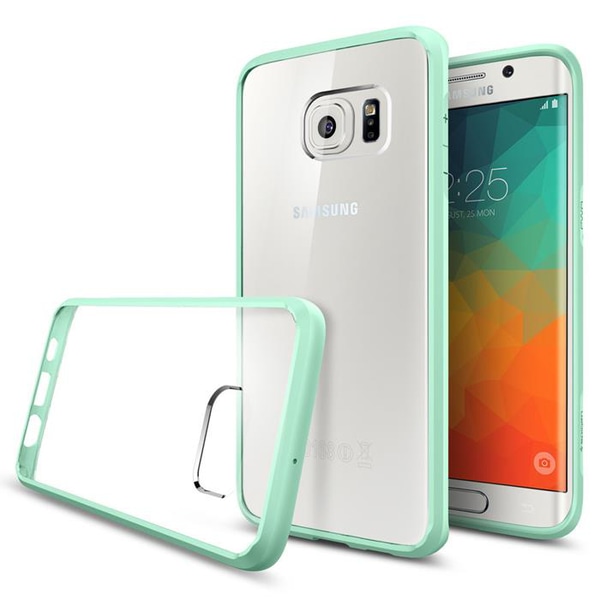 SPIGEN Ultra Hybrid Skal till Samsung Galaxy S6 Edge Plus - Mint