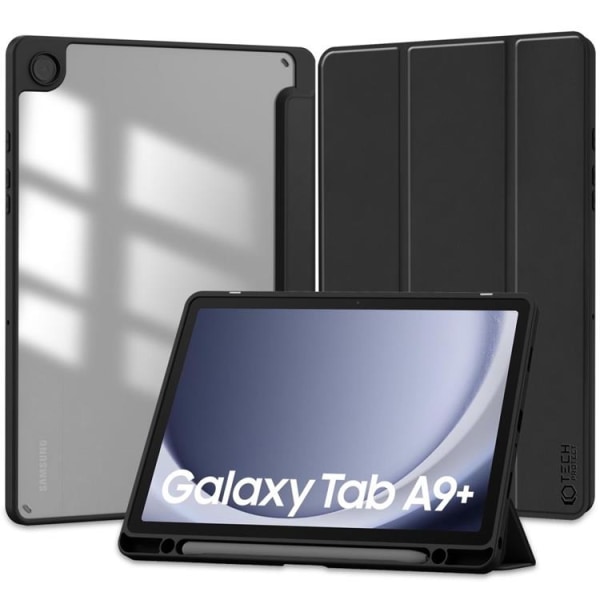 Tech-Protect Galaxy Tab A9 Plus Case Hybrid - musta