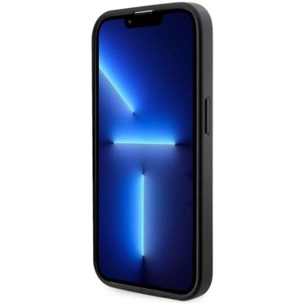Guess iPhone 14 Pro Mobilskal MagSafe GCube Stripes - Svart Svart