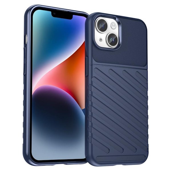 iPhone 14 Skal Thunder Armored - Blå Blå