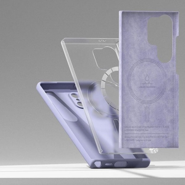 Ringke Galaxy S24 Ultra Mobil Taske Magsafe Silikone - Lavendel