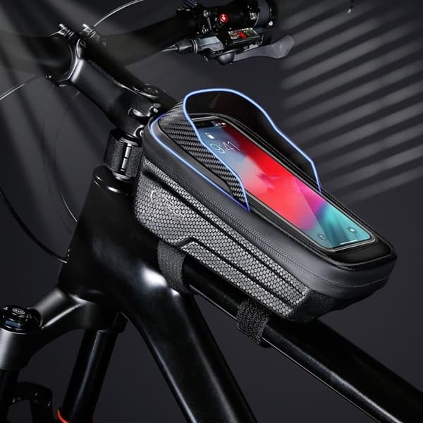 Tech-Protect Cykelväska "M" V2 Universal Sakwa - Svart Svart