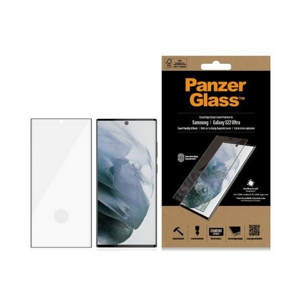 PanzerGlass Galaxy S22 Ultra Härdat Glas Skärmskydd E2E Microfracture