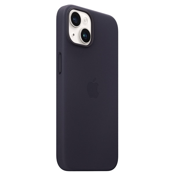 Apple Telefontaske til iPhone 14 Plus/15 Plus MagSafe Læder - Blæk