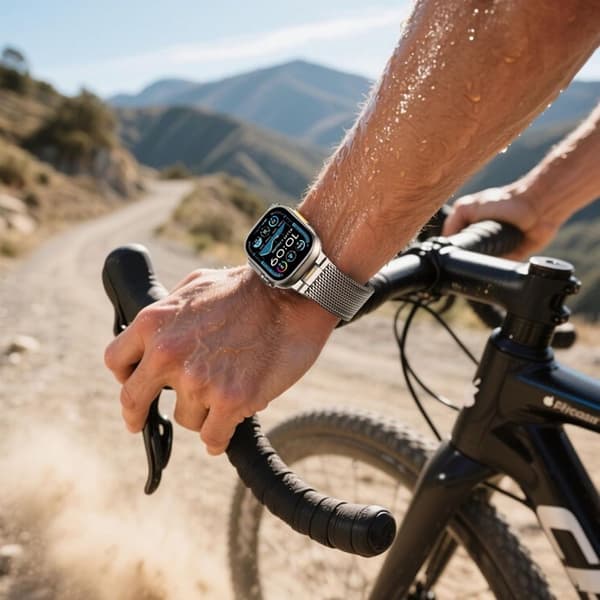 Tech-Protect Armband För Apple Watch (42/44/45/49 mm) Milano Vanguard - Titanium Silver