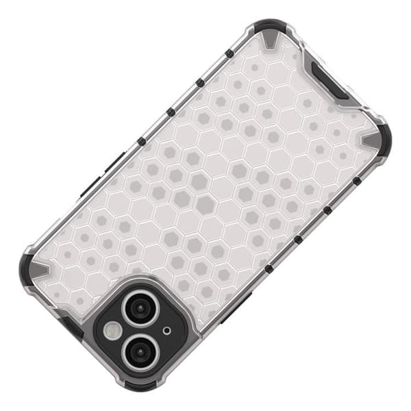 iPhone 14 Skal Honeycomb Armored Hybrid - Blå Blå