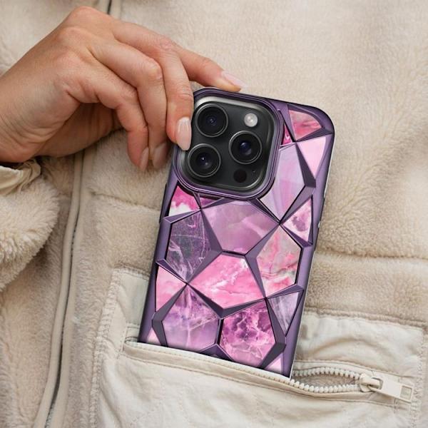 Telefontaske til iPhone 15 Pro Max Twinki - Lilla Lila