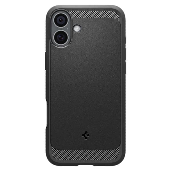 Spigen telefontaske til iPhone 16 Magsafe Rugged Armor - Sort Svart