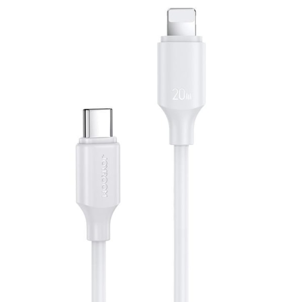 Joyroom USB-C til Lightning-kabel 480Mb/S 20W 0,25m - Hvid