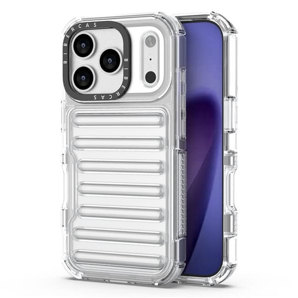 Mobilskal till iPhone 17 Pro Stripe Design Detachable - Transparent Transparent