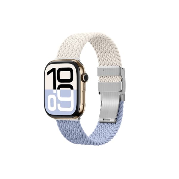 [2-Pack]AmazingThing Apple Watch 42mm Armband Blend - Blå Blå