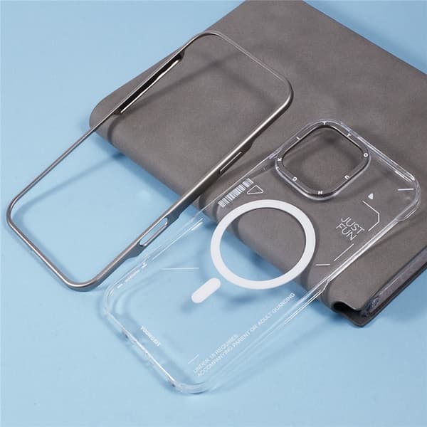 Youngkit Mobilskal till iPhone 16 Pro Max Magafe Detachable 2-in-1 - Guld Guld