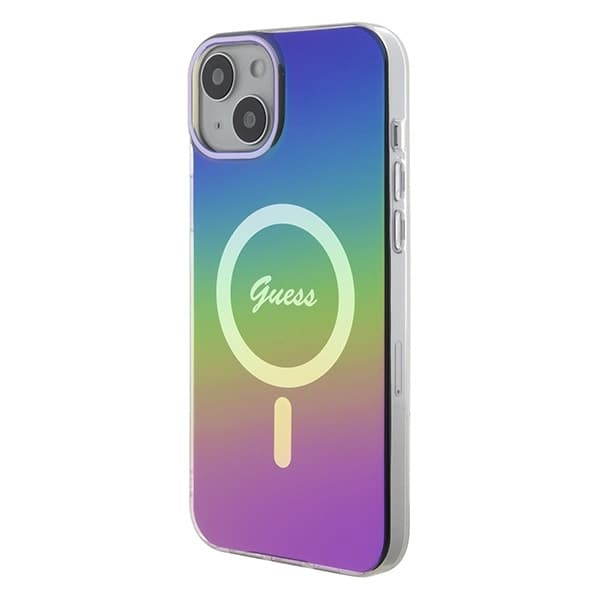 Guess telefontaske til iPhone 15/14/13 MagSafe MagSafe IML iriserende