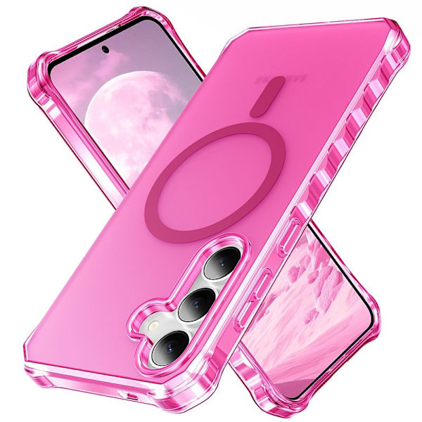 Mobilskal för Samsung Galaxy S26 Plus Magnetiskt PC + TPU - Rosa