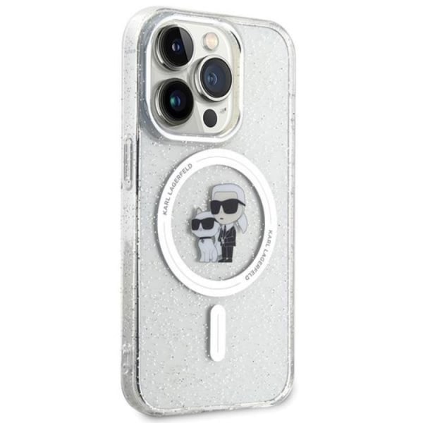 KARL LAGERFELD iPhone 13 Pro Max mobiilisuojus Magsafe Glitter - Cle