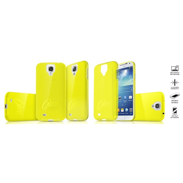 ITSkins Zero 3 Skal till Samsung Galaxy S4 Mini (Gul) + Skärmskydd