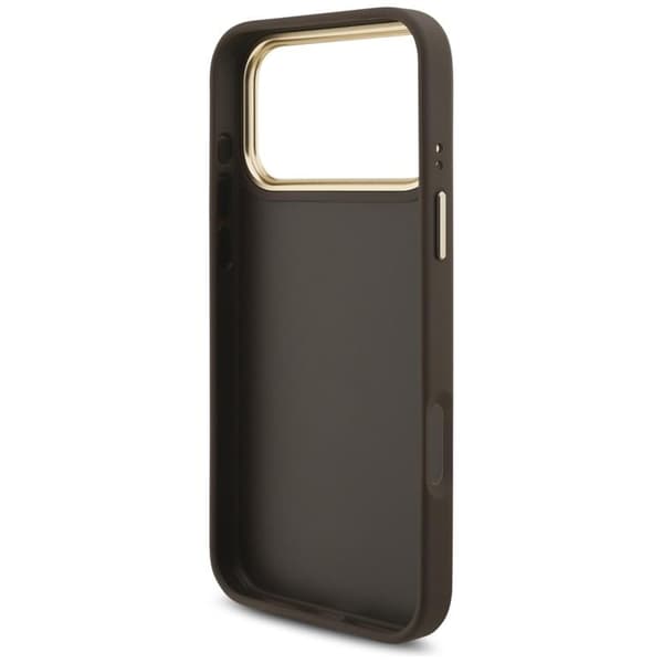 Guess Mobilskal till iPhone 17 Pro Max 4G Big Classic Logo Big Strap Metal Brun Brun