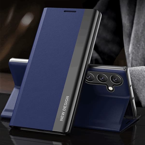 Galaxy S24 FE Etui Sleep Pro - Blå Blå