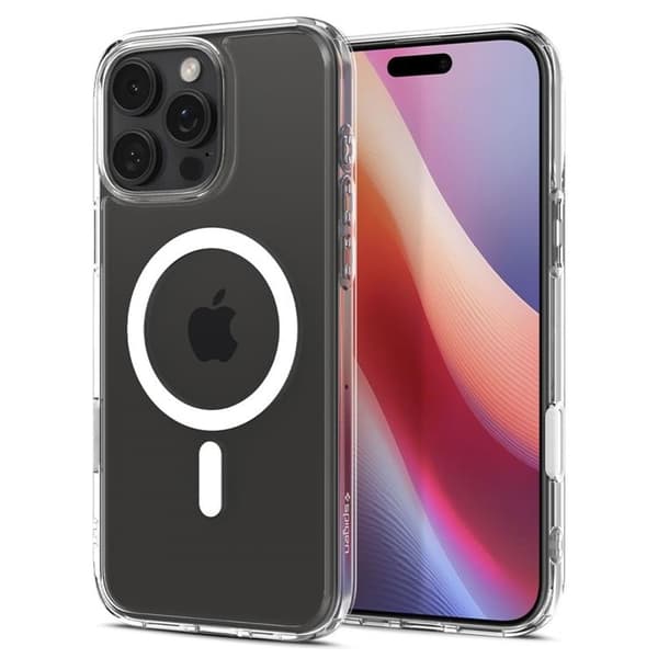Spigen Mobilskal till iPhone 16 Pro MagSafe Ultra Hybrid "T" - Vit Vit
