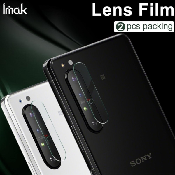 IMAK 2PCS HD karkaistu lasi kameran linssisuoja Sony Xperia 1 II