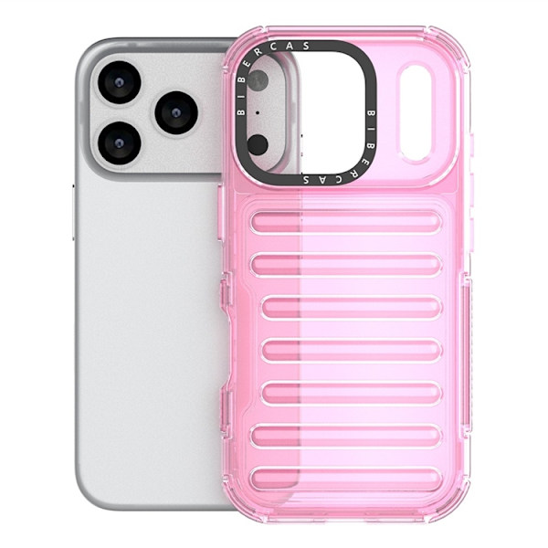 Mobilskal till iPhone 17 Pro Stripe Design Detachable - Ljusrosa Rosa