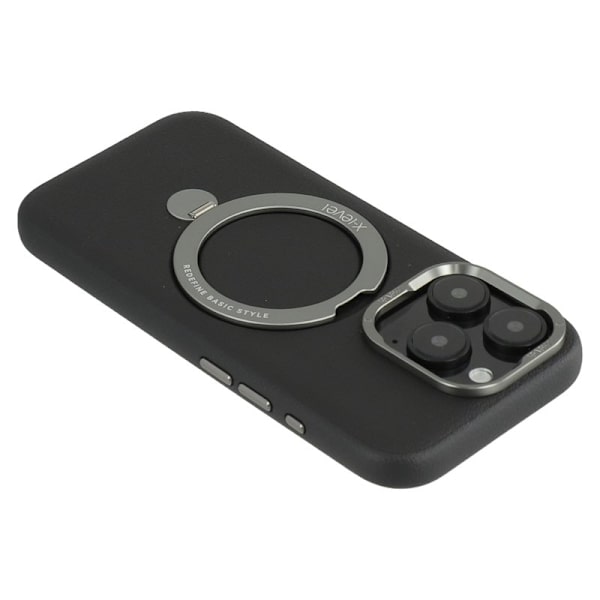 X-LEVEL Mobilskal till iPhone 16 Pro Max med Kickstand - Svart