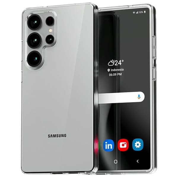 Mercury Mobilskal till Galaxy S25 Ultra Jelly - Transparent