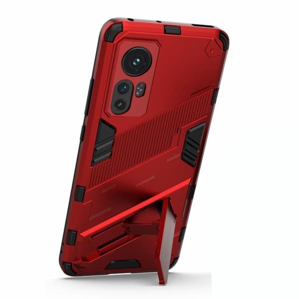 Kickstand Anti-Fall Cover Xiaomi 12 Pro - Rød Röd