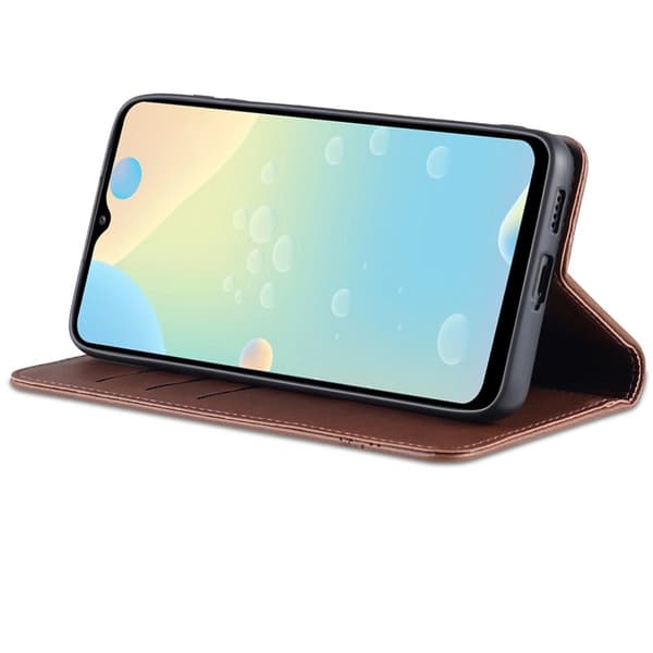 AZNS Samsung Galaxy A53 5G Plånboksfodral i Konstläder - Brun