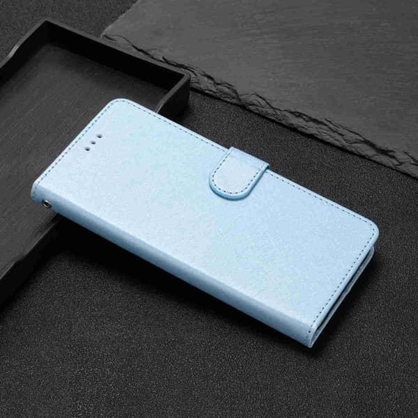 Oppo Find X9 Pro 5G Plånboksfodral Konstläder Magnetisk Stängning - Ljusblå