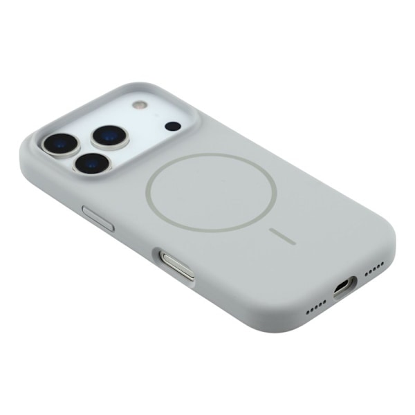 X-LEVEL Mobilskal till iPhone 17 Pro MagSafe Flytande Silikon Grå