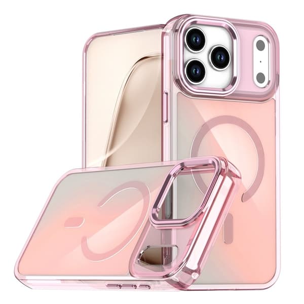 Mobilskal till iPhone 17 Pro Max MagSafe Color Changing TPU - Rosa Rosa