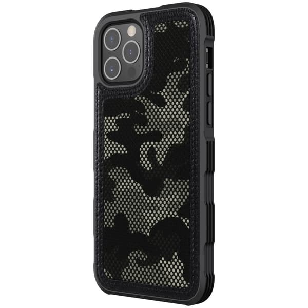 Nillkin Camouflage Hybridskal iPhone 12 & 12 Pro - Svart Black