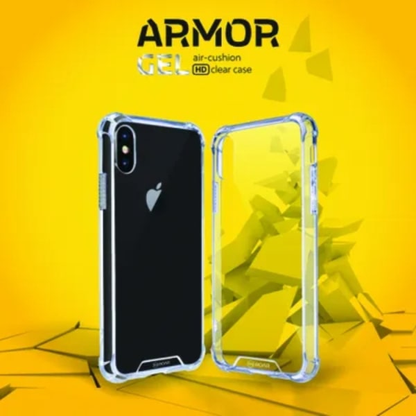 iPhone 15 Plus Mobilskal Jelly Armor Roar - Clear