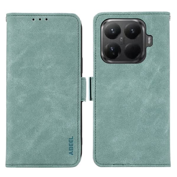 ABEEL Mobilskal till Xiaomi 15T Pro KonstLäder Folio Ställ Blå