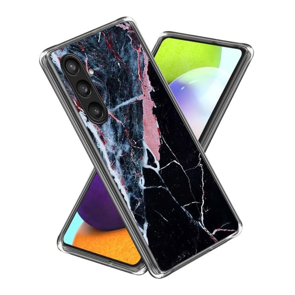Mobilskal för Samsung Galaxy S26 Mönstertryck TPU - Svart Marmor