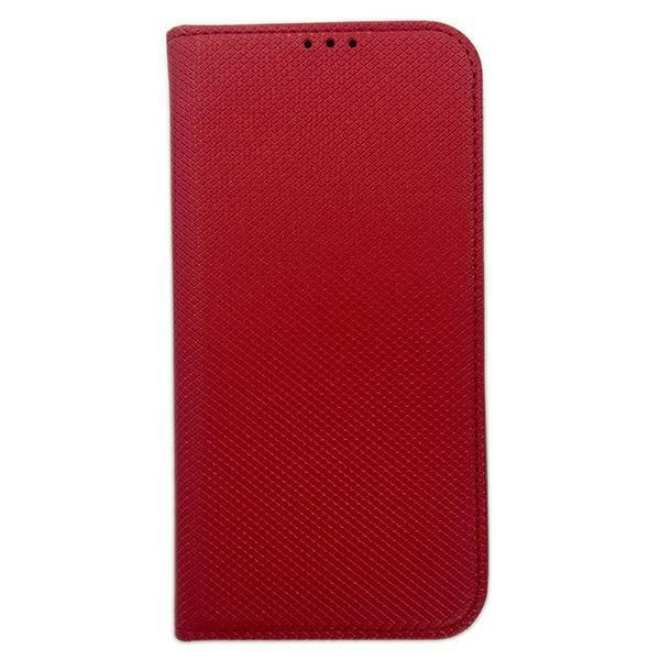 iPhone 15 Pro Plånboksfodral Smart Magnet - Röd