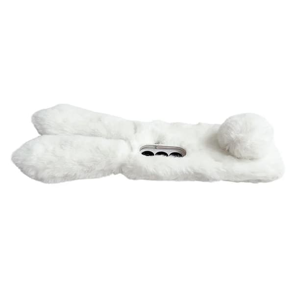 Mobilskal till Galaxy Z Fold7 5G Bunny Ears Plush Hård PC - Vit Vit