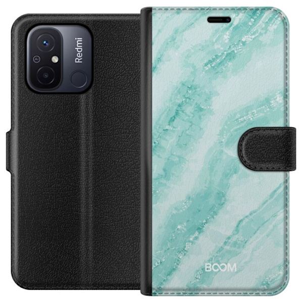 Plånboksfodral till Xiaomi Redmi 12C med Mint Marble
