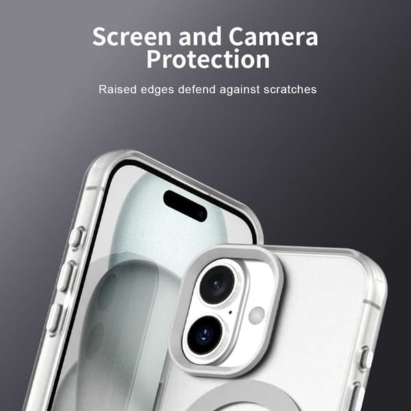 Mobilskal till iPhone 17 MagSafe Anti Drop Hybrid - Vit Vit
