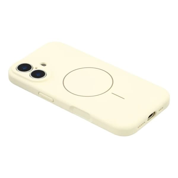 WANLONFENG Mobilskal till iPhone 17 MagSafe Med 2Pcs Härdat Glas XQ1 Vit