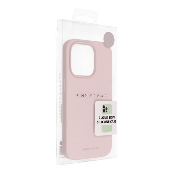 Roar Mobilskal till iPhone 12 Cloud Skin - Rosa Rosa