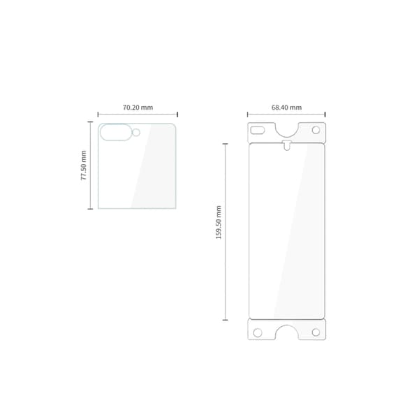 Tech-Protect Easy Set 4-i-1 Härdat Glas Skärmskydd För Galaxy Z Flip 7/8