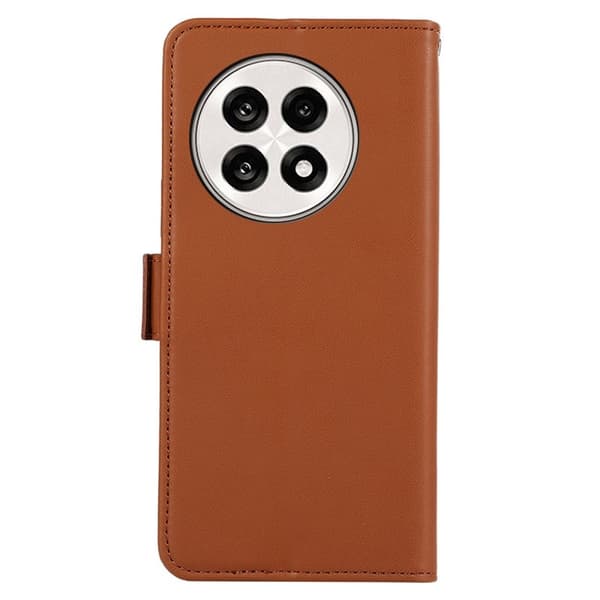 ABEEL OnePlus 13R 5G Plånboksfodral Konstläder med RFID-Skydd - Brun